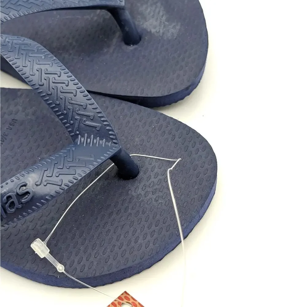 Havaianas Flip Flop Thong Sandals Unisex Kids' Navy Blue Size US3/4Y EU35/36